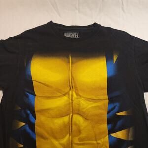 Marvel Wolverine Graphic Short Sleeve T Shirt Mens Size Small S Black Yellow